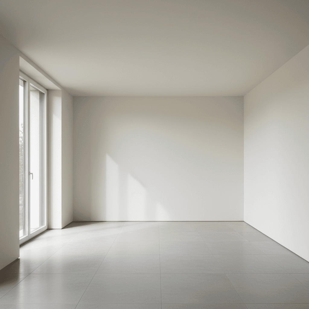 Flawless Level 5 drywall finish in a bright, luxurious room with smooth surfaces